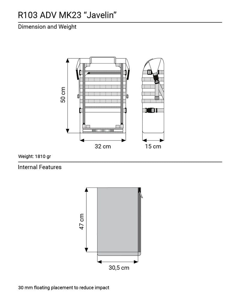 R103-ADV MK23 “Javelin” White / DeepLink