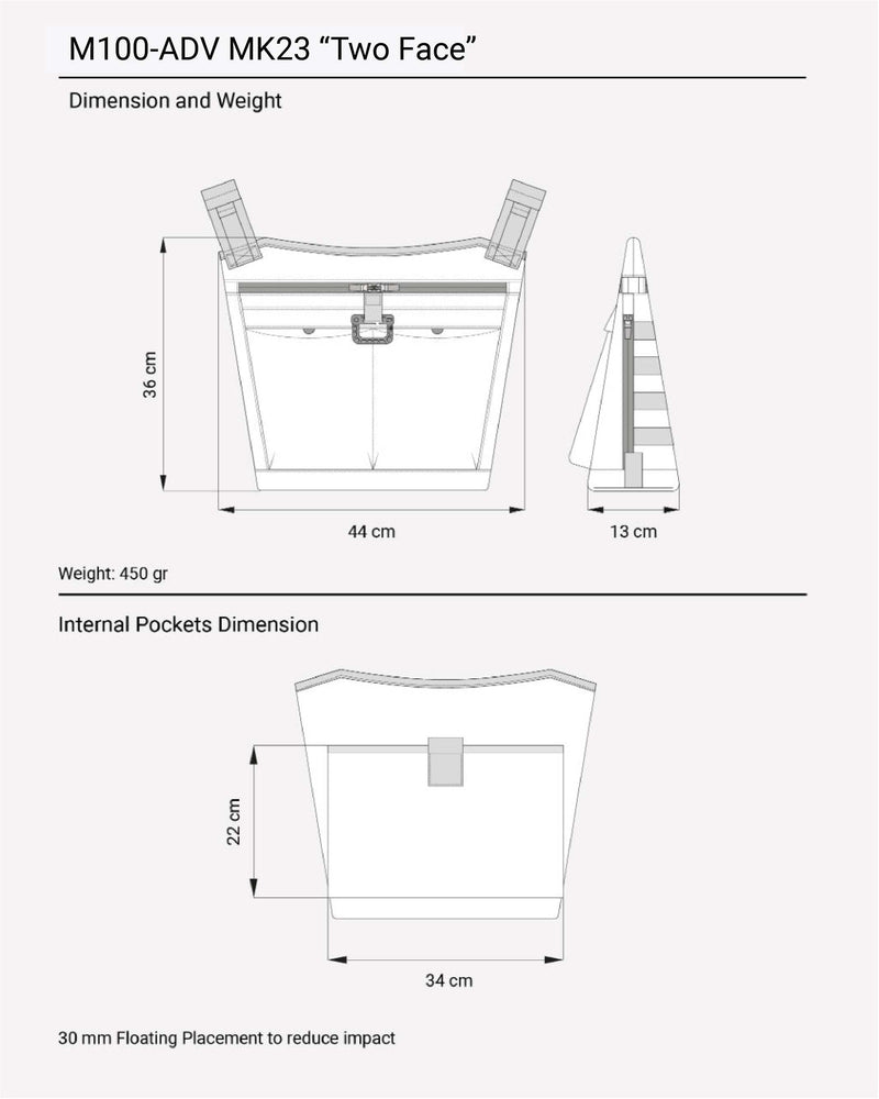 M100-ADV BK/F “Two-Face Foil” / DeepLink